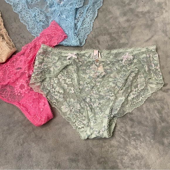 New! Victoria’s Secret 4 panty bralette bundle stretch lace thong 10378 - Picture 5 of 10